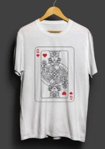 playera reina carta