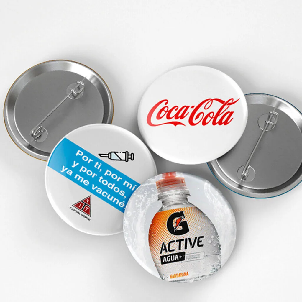 Botones Personalizados pines, fotoboton