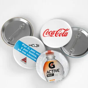 Botones Personalizados pines, fotoboton
