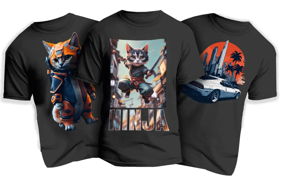 Playeras personalizadas en DTF