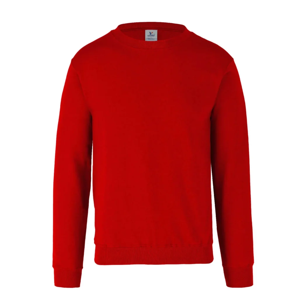 Sudadera cuello redondo lisa personalizada